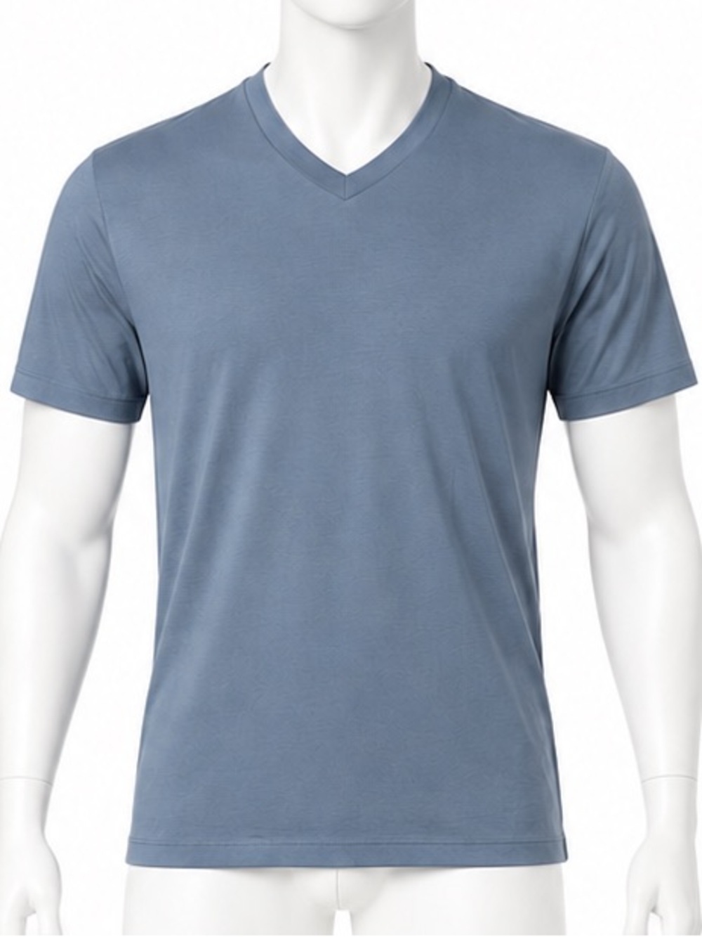 old navy Men's V-Neck Short Sleeve Tee - Steel Blue size medium